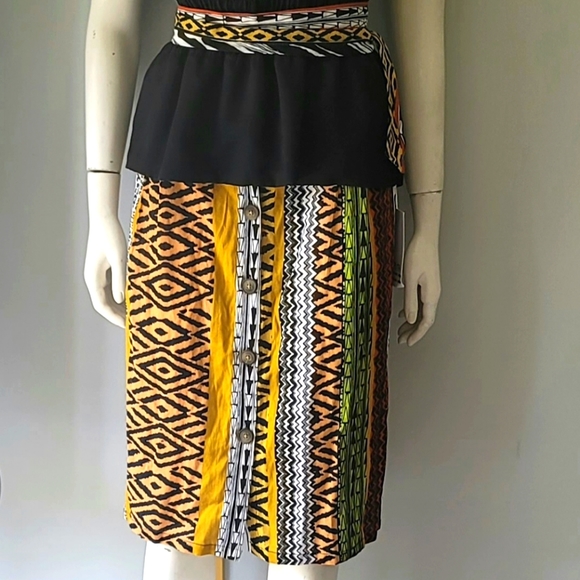 BRAND NEW! Live 4 Truth Zebra Print Button Down Skirt - Picture 2 of 10